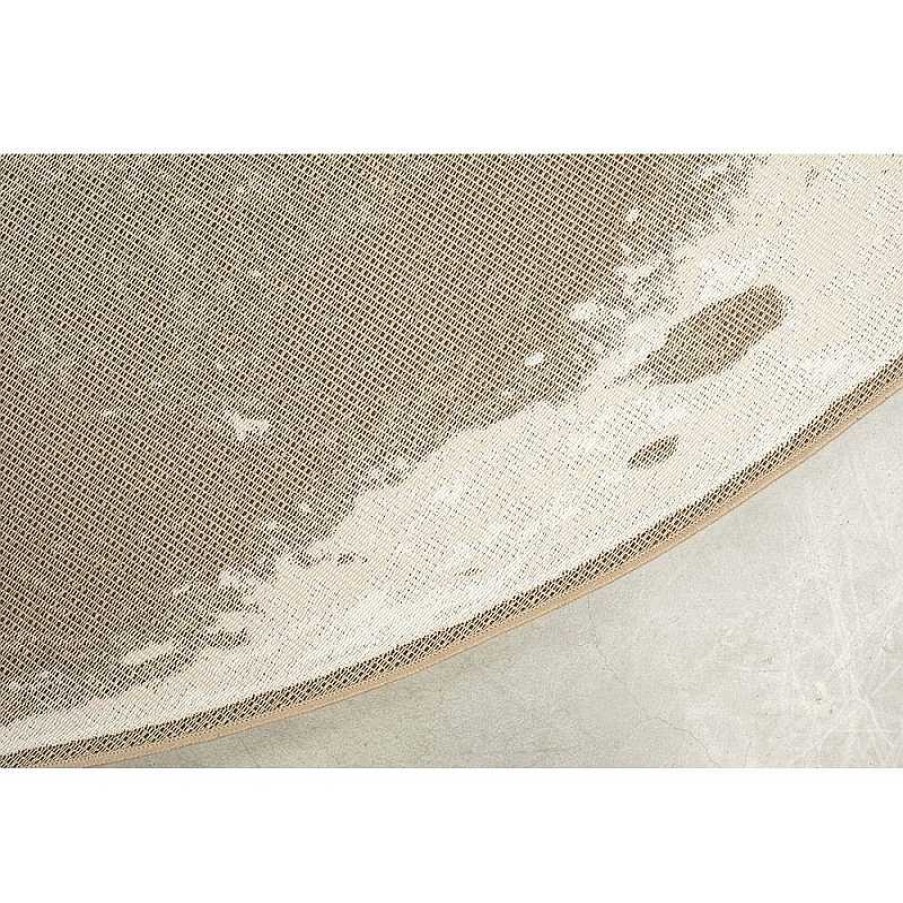 Decoraci N Zuiver Alfombras Redondas | Alfombra Moon Soft Latte