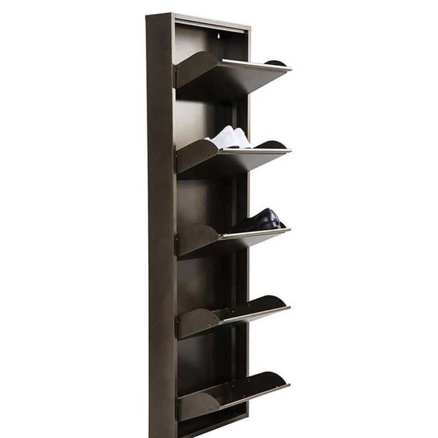 Muebles Kare Design | Zapatero Caruso 5 Bronce