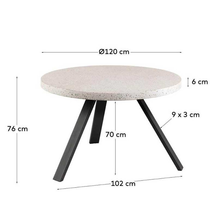 Mesas Kave Home | Mesa Comedor Shanelle Blanca