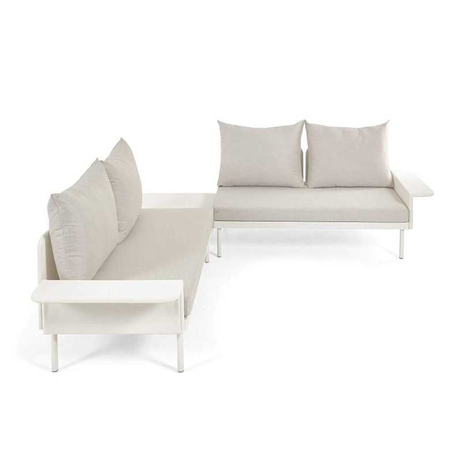 Muebles De Jard N Kave Home | Set Exterior Zaltana Blanco Mate