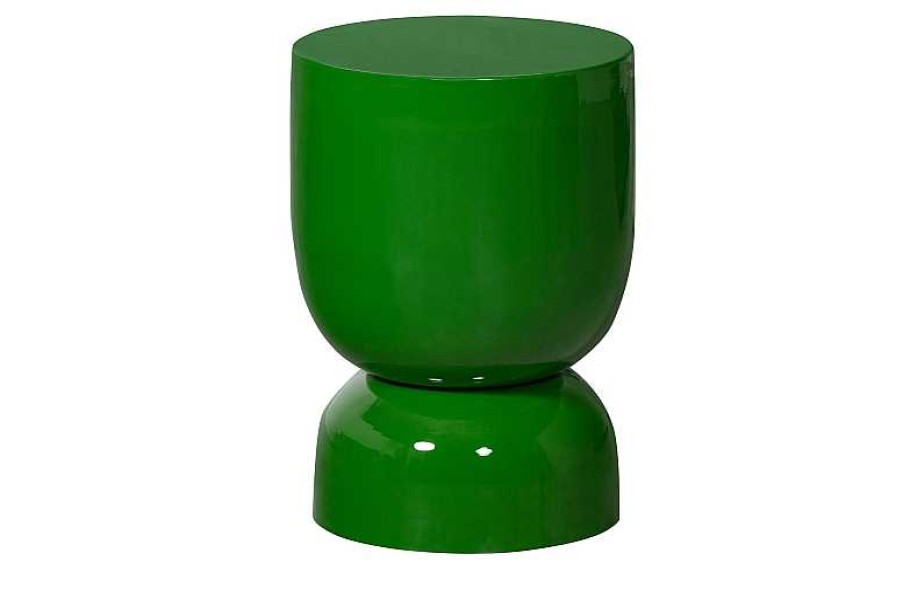 Mesas WOOOD Exclusive | Mesa Auxiliar Hekla Verde De Metal