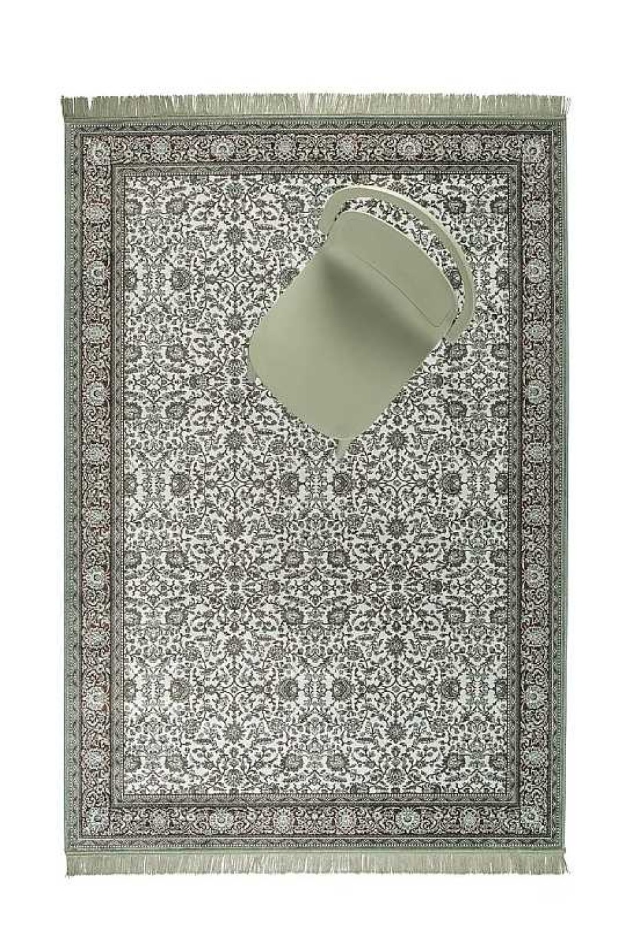 Decoraci N White Label Living Alfombras Modernas | Alfombra Bo Green