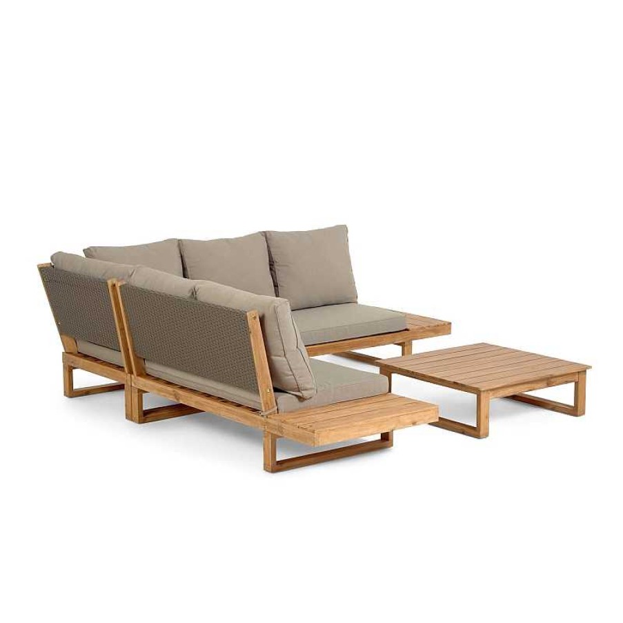 Muebles De Jard N Kave Home | Set Sof + Mesa Exterior Flaviina