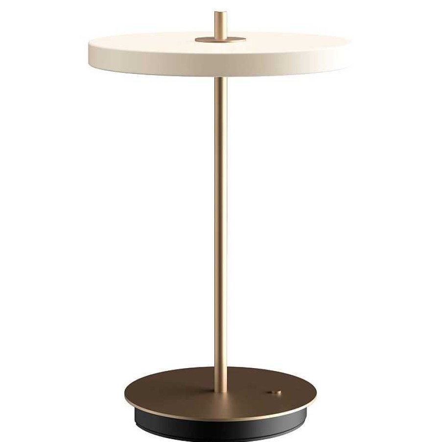 Iluminaci N Umage | L Mpara De Mesa Port Til Asteria Pearl White