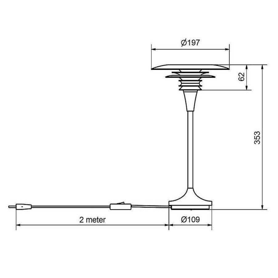 Iluminaci N Belid | L Mpara De Mesa Diablo Copper