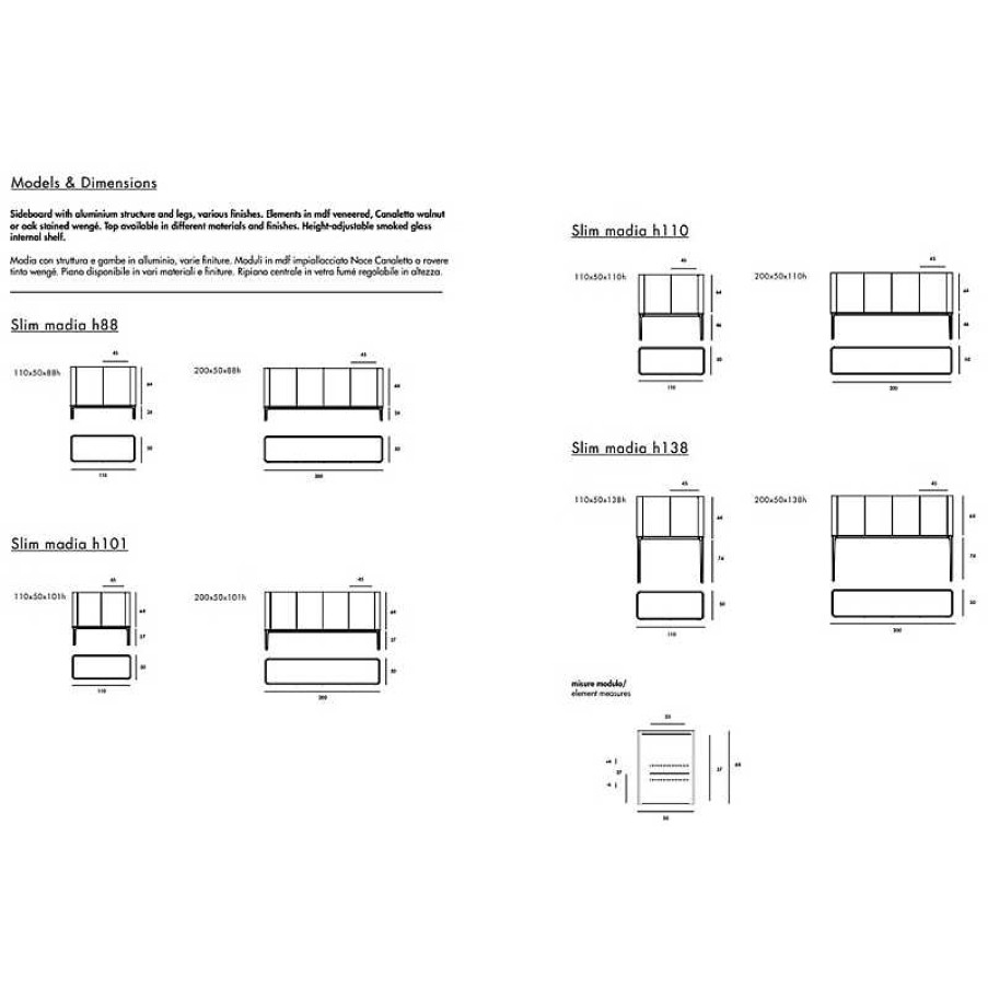 Muebles Sovet | Aparador Madia Slim