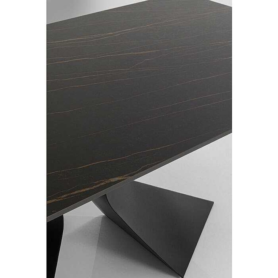 Mesas Kare Design | Mesa Gloria Negra Ceramica 200X100Cm