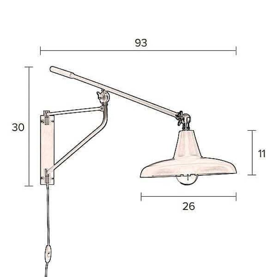 Iluminaci N Dutchbone | Aplique De Pared Hector