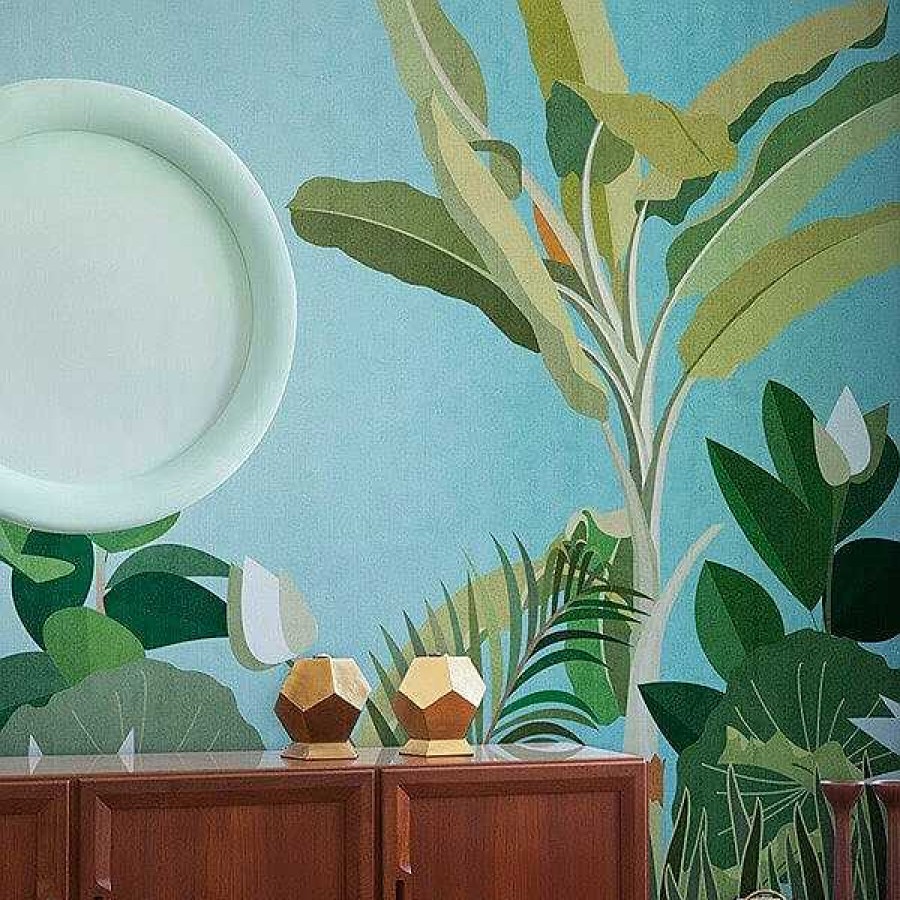 Decoraci N LondonArt Wallpaper Murales Londonart | Papel Pintado Tropical My Beautiful Garden