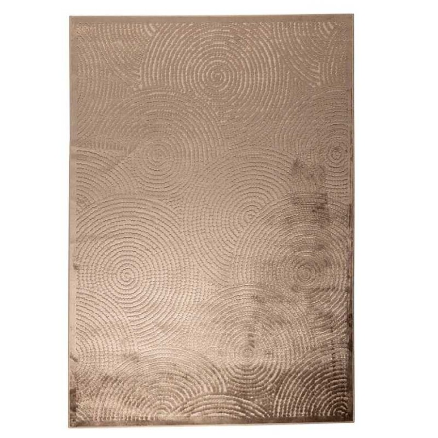 Decoraci N Dutchbone Alfombras Modernas | Alfombra Dots Caramel Brown