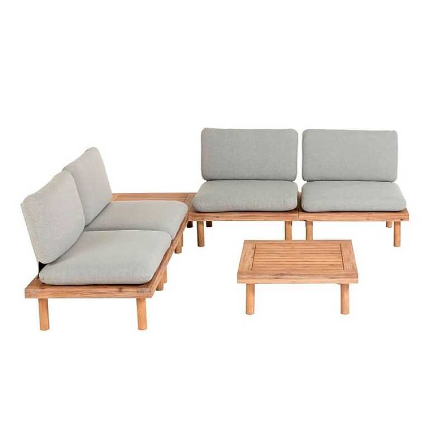 Muebles De Jard N Kave Home | Set Viridis 2 Sof S + 2 Mesas