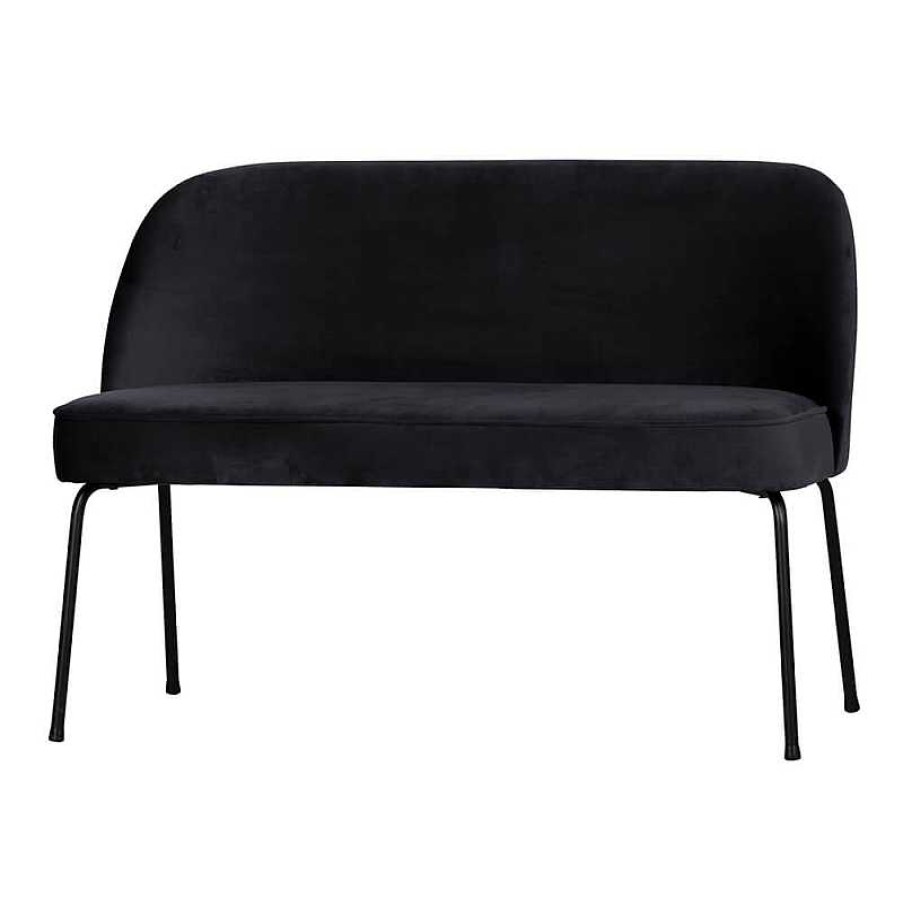 Sillas BePureHome | Banco Terciopelo Negro Vogue