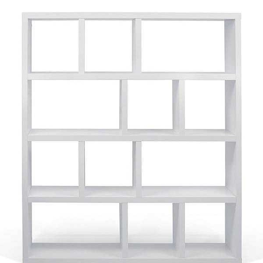 Muebles Temahome | Estanter A Berl N 4 Estantes Surtida 150 Blanca