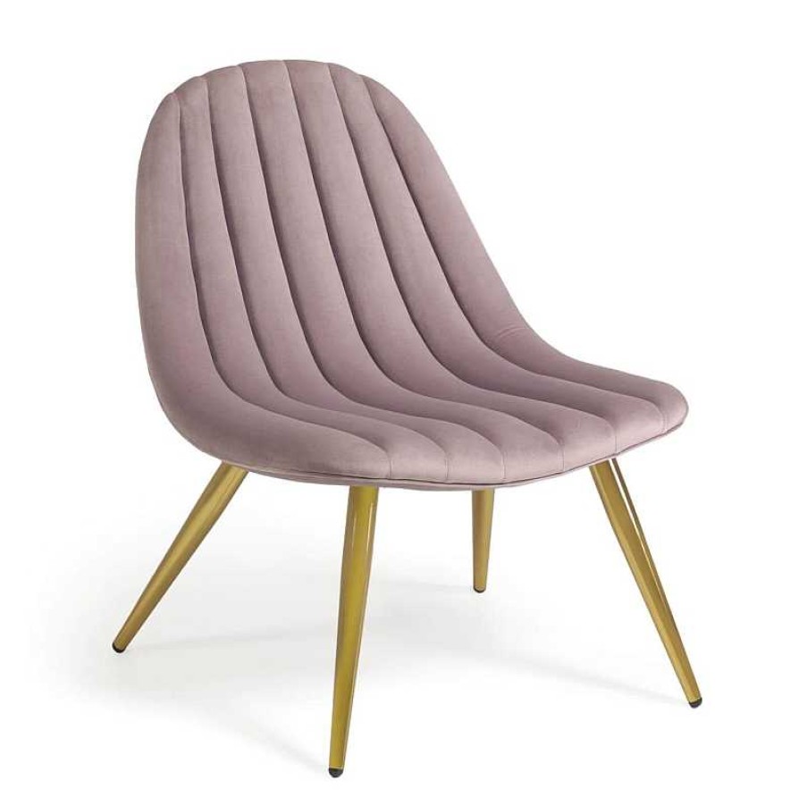 Sillones Kave Home | Sill N Marlene Terciopelo Rosa